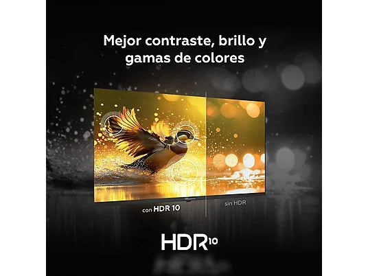 TD SYSTEMS TV DLED 43" 4K UHD (M43C21GLE) con Smart TV, Google TV, y Control por Voz (Hey Google) - Color Negro