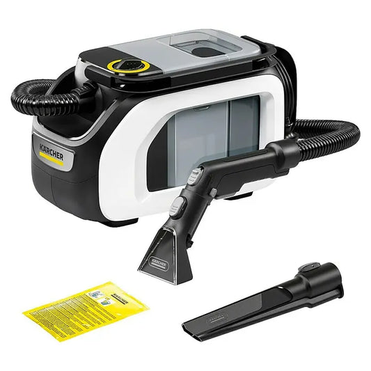 Lava-aspirador Kärcher SE 3 Compact Home - Limpiadora de Tapicerías, 500W, Diseño Compacto, Blanco