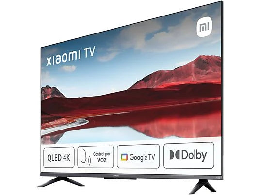 Xiaomi TV A Pro 2025 - Smart TV QLED 4K de 43", Procesador Quad A55, Google TV, Negro