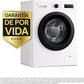 Lavadora LG F4X1009NWK - 9 kg, 1400 rpm, AI Direct Drive™, Steam™, Blanco Marfil