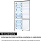 Frigorífico Combi Samsung RB38C605DS9/EF - 390L, 203 cm Alto, No Frost, All Around Cooling, Inox