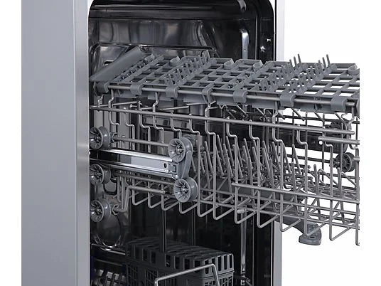 Lavavajillas OK. ODW 4551-1 E FS - 45 cm, 7 programas, plata, libre instalación