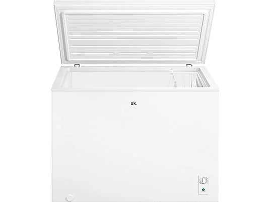 Congelador Horizontal ok. OFZ 181 E W - 293L, 4 Estrellas, 84.8 cm de Alto, Control Mecánico, Blanco
