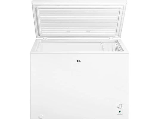 Congelador Horizontal ok. OFZ 181 E W - 293L, 4 Estrellas, 84.8 cm de Alto, Control Mecánico, Blanco