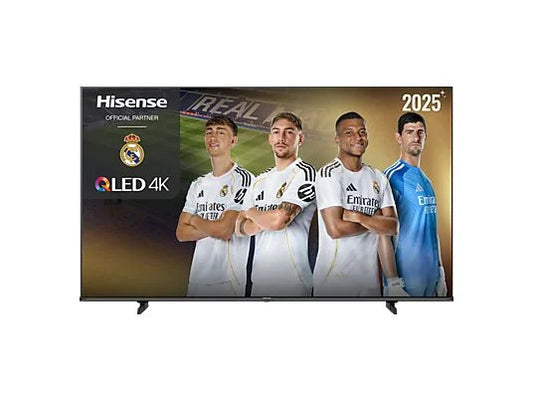 Hisense TV QLED 55" 4K UHD (55E7Q) con IA 4K Upscaler, Modo Juego Plus y Sensor de Luz - Color Negro