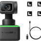 Webcam 4K con IA Insta360 Link - Sensor 1/2", Gimbal de Seguimiento Automático, 4K UHD, Negro