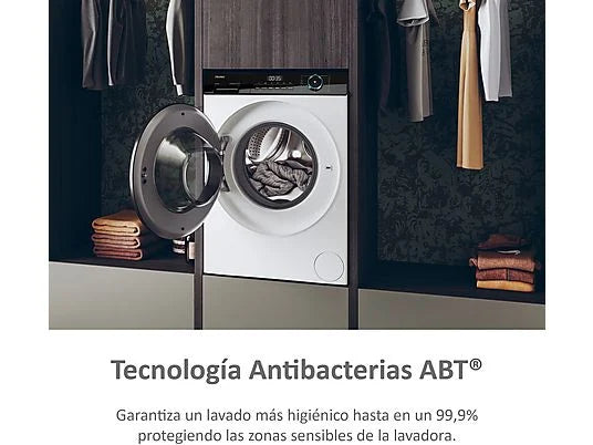 Lavadora Haier HW90-BP14939-S I-Pro Series 3 - 9 kg, 1400 rpm, Clase A, Motor Inverter, Blanco