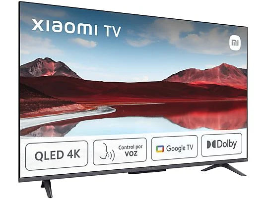 Xiaomi TV A Pro 2025 - Smart TV QLED 4K de 43", Procesador Quad A55, Google TV, Negro