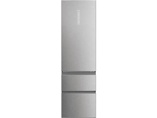 Frigorífico Combi Haier HTW5620CNMG - 414L, 205 cm Alto, No Frost Total, Wi-Fi, Direct Access, Inox