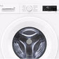 Lavadora LG F4X1008NWH - 8 kg, 1400 rpm, AI Direct Drive™, Steam™, ThinQ™, Blanco Marfil