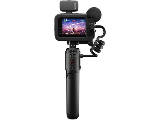 GoPro HERO12 Black Creator Edition - Kit de Cámara Deportiva 5.3K, 27 MP, HyperSmooth 6.0, Micrófono 3.5mm, Negro