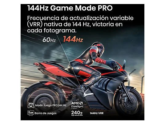 Hisense TV Mini LED 100" 4K UHD (100U7Q) con Subwoofer Integrado, 144 Hz, Hi-View IA Pro, Dolby Vision IQ y Dolby Atmos - Color Negro