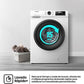 Lavadora Hisense WF1Q8041BW - 8 kg, 1400 rpm, Eficiencia A-20%, Motor Inverter, Vapor, Blanco