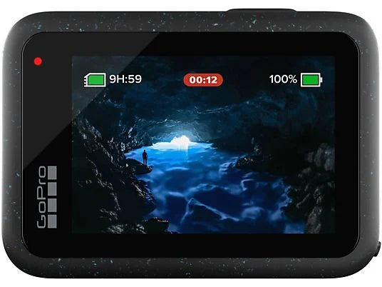 Cámara deportiva GoPro HERO12 Black - 5.3K, 27 MP, HyperSmooth 6.0, Sumergible 10m, Negro