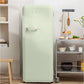 Frigorífico Retro CREATE 281L - 160 cm Alto, Una Puerta, Estilo Años 50, Verde