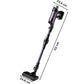 Aspirador Escoba Rowenta X-Force Flex 9.60 Allergy RH2039WO - Sin Cable, 100 AW, 45 min, Filtración 99,9%, Púrpura