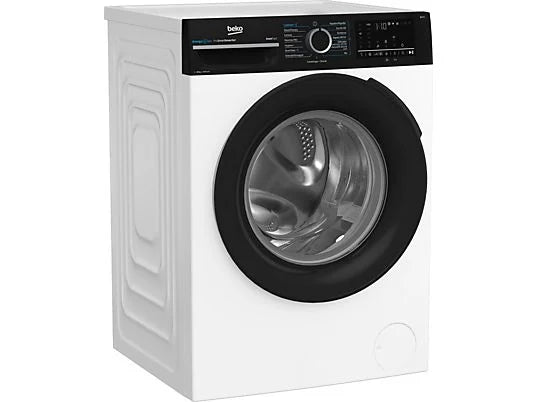 Lavadora Beko BM3WFU41041W Energy Spin - 10 kg, 1400 rpm, Clase A, Motor ProSmart Inverter, Blanco
