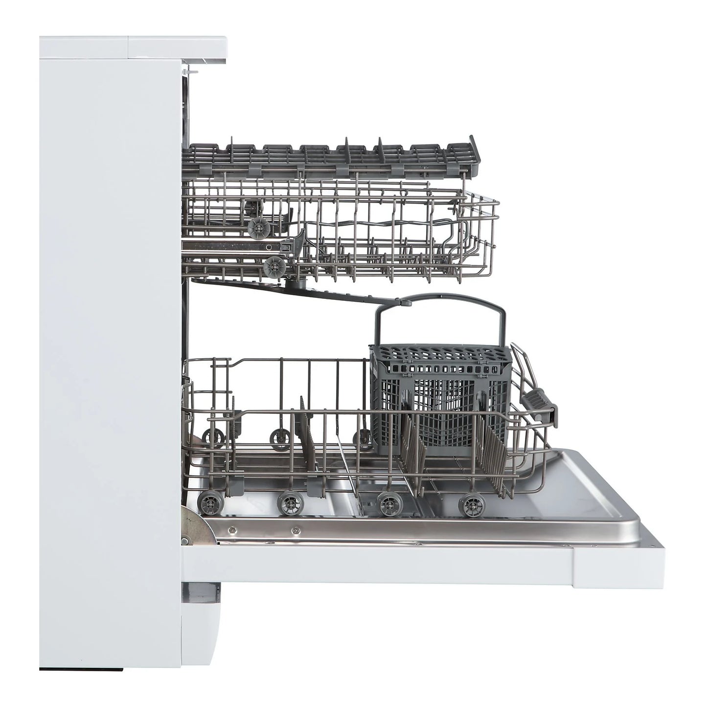 Lavavajillas OK. ODW 6061-1 E FS W - 59 cm, 13 servicios, 6 programas, blanco, libre instalación