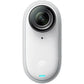 Cámara de acción Insta360 GO 3 (128GB) - 2.7K, Estabilización Tipo Gimbal, Action Pod con Pantalla Táctil, Blanco