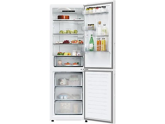 Frigorífico Combi Candy Fresco 300 CNCQ2T618EW - 355L, 185 cm Alto, No Frost Total, App hOn, Blanco