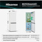 Frigorífico Combi Hisense RB390N4AWE1 - 304L, 186 cm, No Frost, Puerta Reversible, Blanco