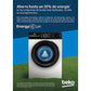Lavadora Beko BM3WFU41041W Energy Spin - 10 kg, 1400 rpm, Clase A, Motor ProSmart Inverter, Blanco