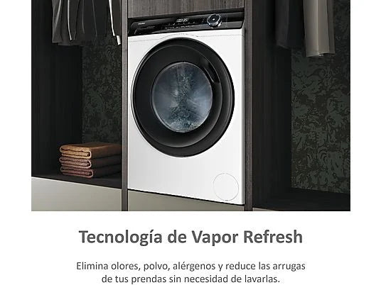 Lavadora Haier HW90-BP14939-S I-Pro Series 3 - 9 kg, 1400 rpm, Clase A, Motor Inverter, Blanco