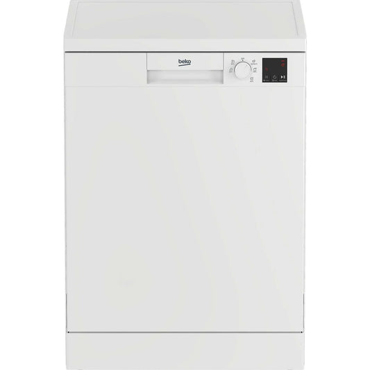 Lavavajillas Beko DVN05320W - 60 cm, 13 servicios, 5 programas, blanco, libre instalación