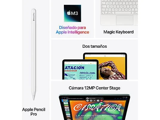 Apple iPad Air (2025) - 11" Liquid Retina, 256 GB, Wi-Fi, Chip M3, azul