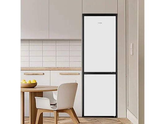 Frigorífico Combi Hisense RB390N4AWE1 - 304L, 186 cm, No Frost, Puerta Reversible, Blanco