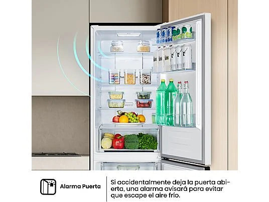 Frigorífico Combi Hisense RB390N4DWD - 304L, 186 cm, No Frost, Multi Air Flow, Blanco