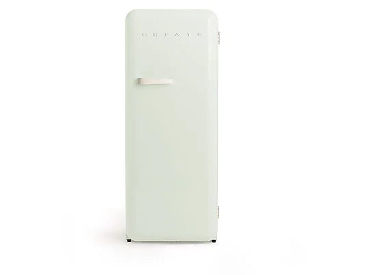 Frigorífico Retro CREATE 281L - 160 cm Alto, Una Puerta, Estilo Años 50, Verde