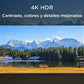 TCL 55P6K - Televisor LED 55" 4K UHD, Smart TV, AiPQ, 60 Hz, Negro