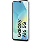 SAMSUNG Galaxy A16 5G (128 GB) en color Gris con 4 GB de RAM, pantalla de 6.7", procesador Exynos 1330 (5 nm) y batería de 5,000 mAh