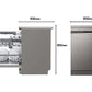 Lavavajillas LG DF365FPS - 60 cm, 14 servicios, 10 programas, QuadWash™, vapor, acero inoxidable