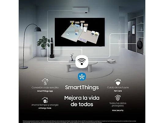 Samsung The Frame TQ43LS03FAUXXC - Smart TV QLED 4K de 43", Procesador NQ4 AI Gen2, Negro