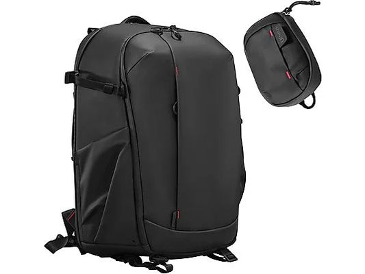 Mochila para cámara ULANZI BP09 - 22L, Soporte Trípode, Portátil 16", Acceso Rápido, Impermeable, Negro