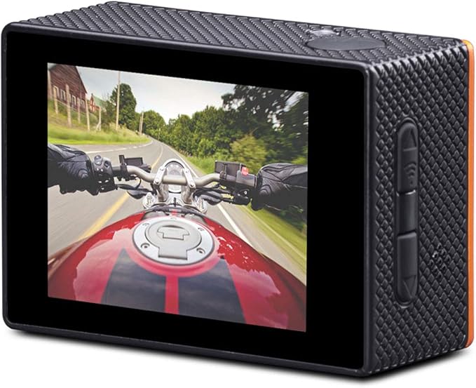 MIDLAND H3+ - Cámara deportiva Full HD 16 MP con estabilizador, Wi-Fi y función Dash Cam - Sumergible hasta 30m