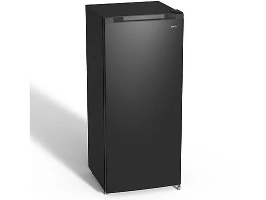 Congelador Vertical CHiQ FSD160D4E - 145L, 126 cm Alto, 5 Cajones, Clase E, Quick Freeze, Metálico Oscuro