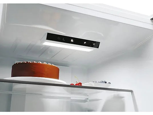 Frigorífico Combi Candy CNCQ2T618EX - 355L, 185 cm Alto, No Frost Total, App hOn, Inox