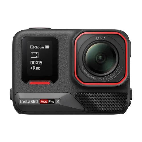 Cámara deportiva Insta360 Ace Pro 2 - 8K, Lente Leica, 180 min de Autonomía, HDR Activo, Negro