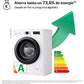 Lavadora LG F4X1009NWK - 9 kg, 1400 rpm, AI Direct Drive™, Steam™, Blanco Marfil