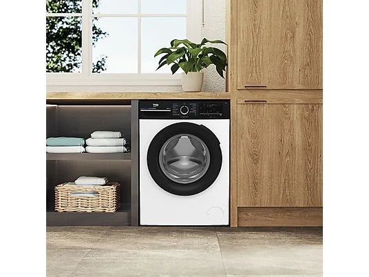 Lavadora Beko BM3WFU41041W Energy Spin - 10 kg, 1400 rpm, Clase A, Motor ProSmart Inverter, Blanco