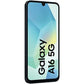 SAMSUNG Galaxy A16 5G (128 GB) en color Negro con 4 GB de RAM, pantalla LCD de 6.7", procesador Exynos 1330 (5 nm) y batería de 5000 mAh