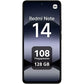 Xiaomi Redmi Note 14 (128 GB) en Negro Medianoche con 6 GB de RAM, pantalla 6.67" AMOLED FHD+, procesador MediaTek Helio G99-Ultra, y batería de 5500 mAh