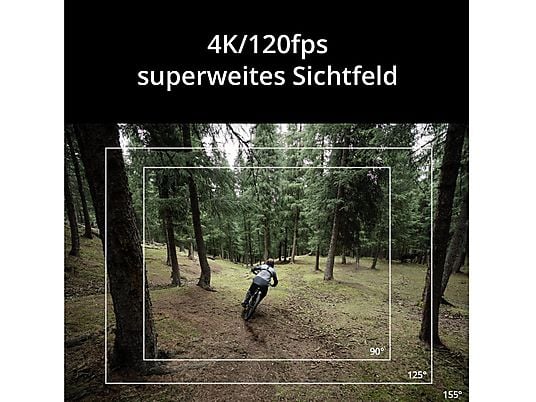 Videocámara deportiva DJI Osmo Action 3 Adventure Combo - 4K, 120 fps, Sumergible 16m, 3 Baterías, Negro