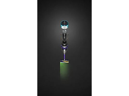 Aspirador Escoba Dyson Gen5 Detect™ Absolute - Sin Cable, 280 AW, 70 min, Filtro HEPA, Láser, Níquel