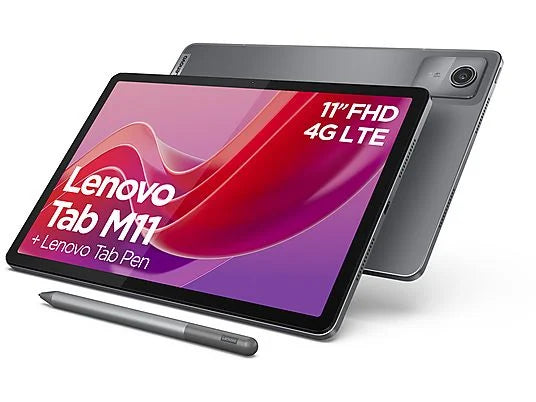 Tablet Lenovo Tab M11 - 11" WUXGA, 128 GB, 4 GB RAM, MediaTek Helio G88, gris