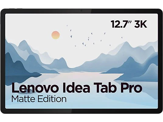 Tablet Lenovo Idea Tab Pro - 12.7" 3K, 128 GB, 8 GB RAM, MediaTek Dimensity 8300, pantalla mate, gris, incluye lápiz digital