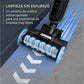 Fregona Eléctrica Inalámbrica Rowenta X-Clean 4 GZ5035 - Aspira y Friega, 50 min, Autolimpieza, 200 W, Gris